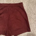 Soprano Maroon Suede Skort  Photo 1