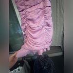 ASTR  Women's Lavender Pink Aiko Ruched Mini Dress Size Large Photo 3