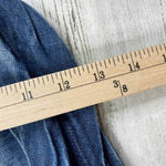 ZARA  Women Denim Shorts‎ Womens 6 Blue Distressed Studded Roll Hem Photo 8