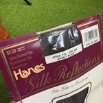 Hanes Vintage  Silk Reflections Silky Sheer Control Top 718 Size‎ AB Barely Black Photo 1