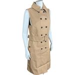 by Stacy London Sleeveless Regular Trench with Adjustable Belt Kacki X Photo 8