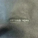 Michael Kors‎ Black Pebbled Leather Tassel Zip Shoulder Bag Purse Handbag Photo 4