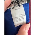 Dress quilted bodice shirtwaist dress blue black sz 6 Photo 12