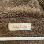 Simply Couture EUC |‎  women’s furry fuzzy open drapey oversized cardigan jacket Photo 4