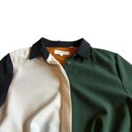 Chinti & Parker Long Sleeve Color Block Dress Knee Length w/ Belt Size 4 Women's Black Photo 1