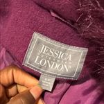 Jessica London  Plum Purple Trench Coat SIZE 16W Photo 3