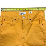 RE/DONE NWT Women's High Rise Skinny Jeans Size 26 Mustard Yellow Denim Stretch Photo 5