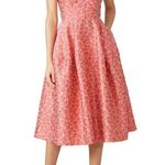 Jill Stuart Jill  Sweetheart Fit and Flare Dress Babydoll Pink Womens Size 4 Photo 12