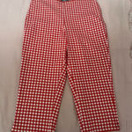 Urban Outfitters  Red and White Gingham Pants Photo 0