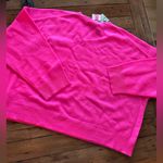 Antonio Melani NWT  Kimberly Crewneck Pocket Cashmere Sweater Pink XL Photo 8