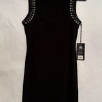 Rock & Republic NWT  Black Studded Sleeveless Scoop Neck Mini Dress - Size Small Photo 10