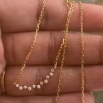 18kt Gold Bony Levy Adjustable Diamond Necklace Photo 3