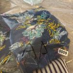 Lee Womens XL Tank Top Sleeveless Floral Blue Round Neck Photo 10