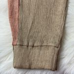 SECRET SEASON Shimmery Jogger Pants with Pink Rosé Side Stripe, Size Small Photo 2