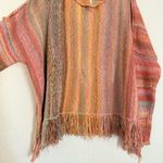 Free People Radiate Striped Pullover Fringed NWT Confetti Combo Sweater Size M Photo 5