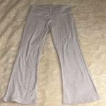 Gray Flared Yoga Pants Size L Photo 0