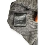 360 Cashmere Tavi Leopard pattern lightweight 2ply Cashmere Sweater top grey XS Photo 4