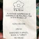 Farm Rio  Honolulu Jumpsuit Wide Leg Floral Border Sleeveless Green XS Photo 8