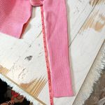 3.1 Phillip Lim Sweetheart Ribbed Knit Top Bubblegum Size Small Photo 8