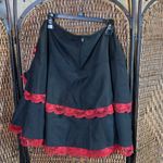 Hot Topic NWT Social Collision Dark Coquette Goth Red & Black Skirt Size XL Photo 5
