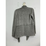 Karen Scott Womans  Small Tan Open Knit Open Front Cardigan Sweater Photo 1