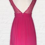 Roberta sequined pink mini dress party, prom, homecoming dress Juniors size 3 Photo 4