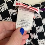 Vintage | Bobbie Brooks Rainbow Checkerboard Print Short Sleeve Blouse Top S Black Photo 7