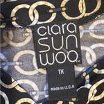 CLARA SUN WOO Textured Knit Center Front Tie Top Photo 8