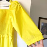 Sea New York Tabitha Smocked Dress Citron Yellow Cotton Size 4 NWT Photo 4