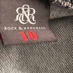 Rock & Republic Rock Republic Womens Straight Jeans Size 10 Straight Mid Rise Dark Wash Denim Photo 7