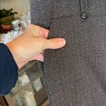 Brown Wide Leg Dress Pants Madison Petite Alexandra Fit Size 8P Photo 2