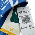 Roxy NWT  Women's Love Angel Bikini Bottoms Tropical Print Blue Size L Photo 4