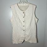 Peppermayo  Born For Bordeaux Linen Vest Tank Oatmeal Capsule Boho Size 14 Photo 2