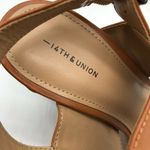 Nordstrom 14th & Union Womens Sandals Ankle Strap Block Heel Photo 6