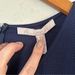 Hutch  Anthropologie Blue Pink Textured Shift Mini Dress Size 1X Photo 1