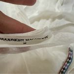 Goodnight Macaroon  Embroidered Boho Peasant Maxi Tiered Dress Button SZ M NWT Photo 6