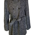 Sebby  Wool Blend Black and White Pub Jacket Photo 0