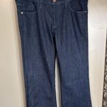 Pilcro and the Letterpress Pilcro Dark Blue Denim Jeans STET Flare Size 32 Tall Photo 1
