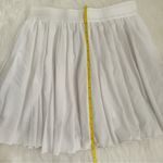 White Pleated Tennis Skirt Photo 6