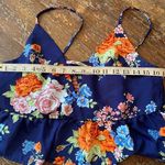 Bluenotes  Floral Crop Tank Top Womens Size MD Photo 5