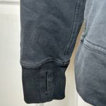 Lululemon  Stride Jacket Black Size 6 Full Zip Hoodie Thumbholes Logo Back Vent Photo 2