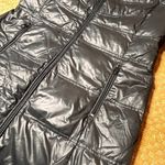 Coldwater Creek  M Black Down Puffer Winter Coat Jacket Long Packable Outerwear Photo 2