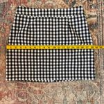 Timeless B&W Gingham Mini Skirt Black Photo 2