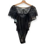 Wacoal  Black Lifted In Luxury Lace Thong Bodysuit  Black NEW Photo 5