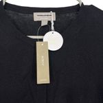 J.Crew  Featherweight 100% cashmere cardigan Black Size Small NWT Quiet Luxury Photo 4