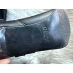 Guess  Black Leather Knee-High Boots with Buckle Detail Photo 4