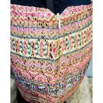 Lovposh Women’s  Multicolored Skirt SzS Boho Fully Lined Zip Closure Gold Sequins Photo 6