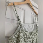 Altar'd State Altar’d State Leopard Print Faux Wrap Dress - Size L - Green/White - EUC Photo 4