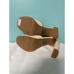 SO  ME Women's‎ Ivory Danika Sandal Size 7 Y2K Chunky Platform Slip On S-407 Photo 6