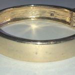 Kenneth Cole Gold Tone Hinged Clamp Classic Bracelet Photo 2